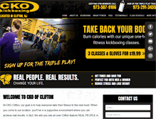 Tablet Screenshot of ckoclifton.com